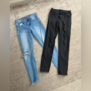 Girls designer jeans size size 12